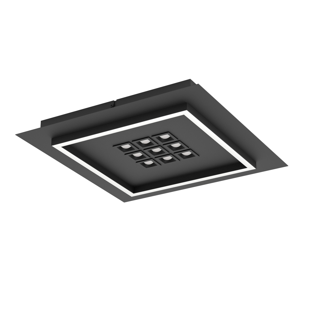 Eglo Moderne led plafondlampBalazote 36x36 cm - zwart - 901192